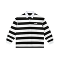 Color Block Stripe Polo Shirt